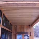 Suspended Wood Ceiling - Snowy Owl Theater - Leavenworth, WA -2012